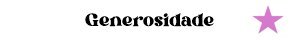 generosidade